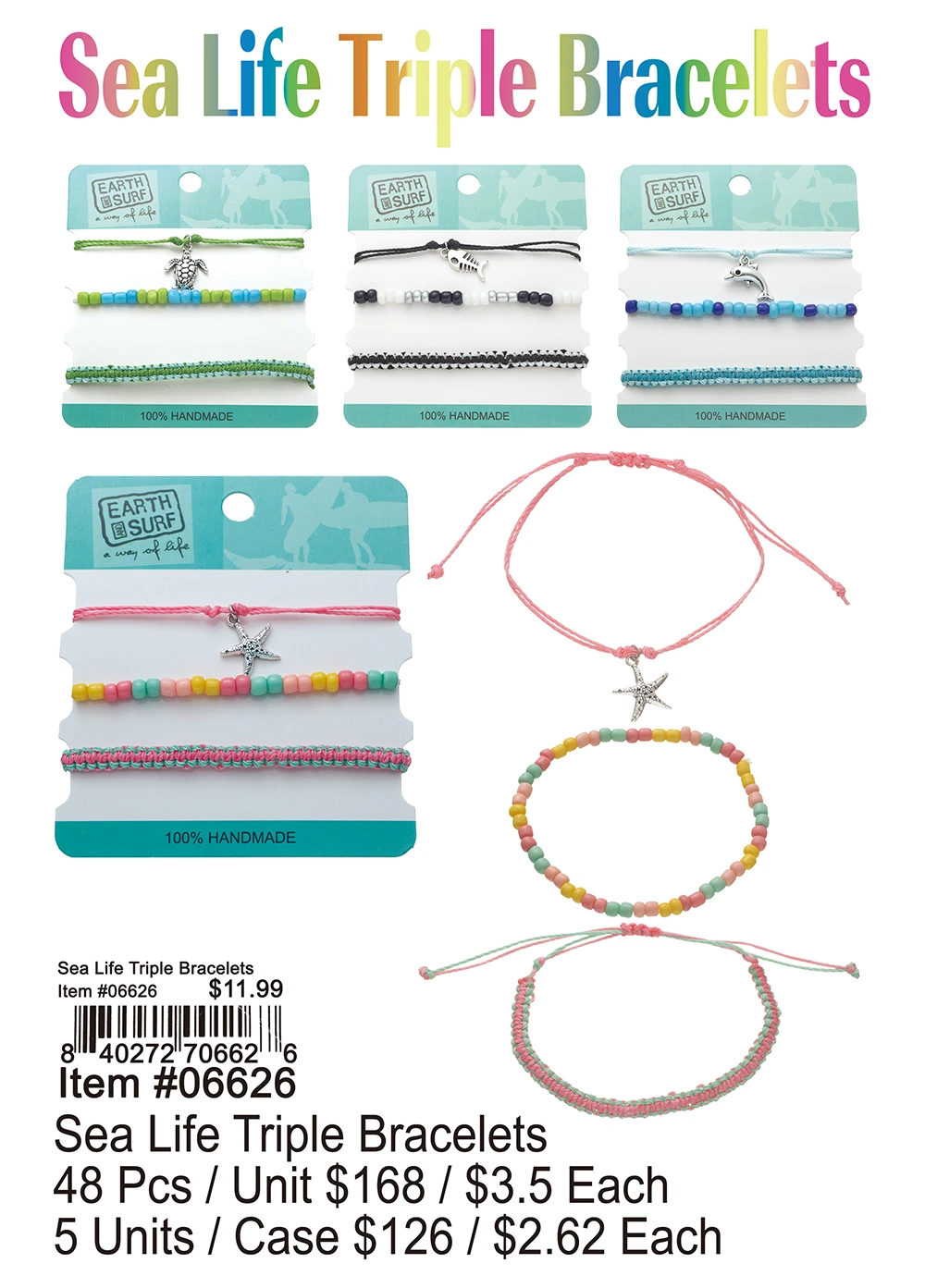 Sea Life Triple Bracelets Style 1